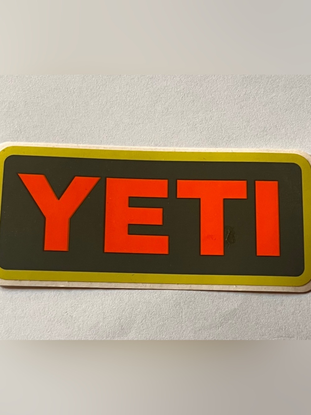 YETI Sticker 4” x 1 3/4” Yeti mug cup Yeti cooler yeti